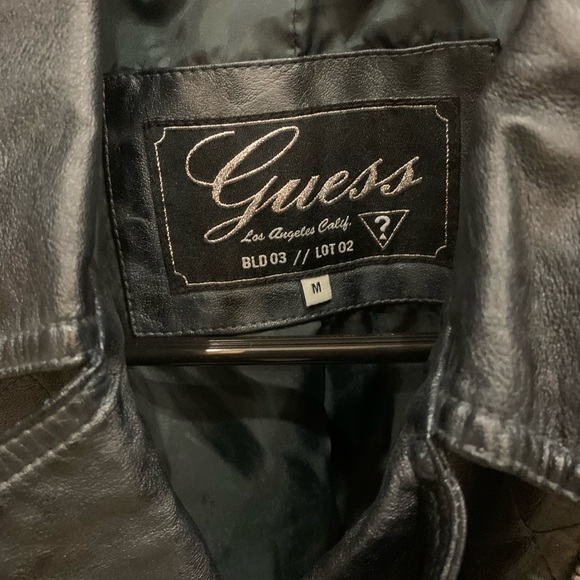 NWT | GUESS LEATHER COAT - Picture 10 of 12